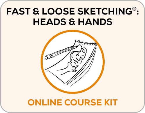 Fast & Loose Sketching heads and hands thumbnail